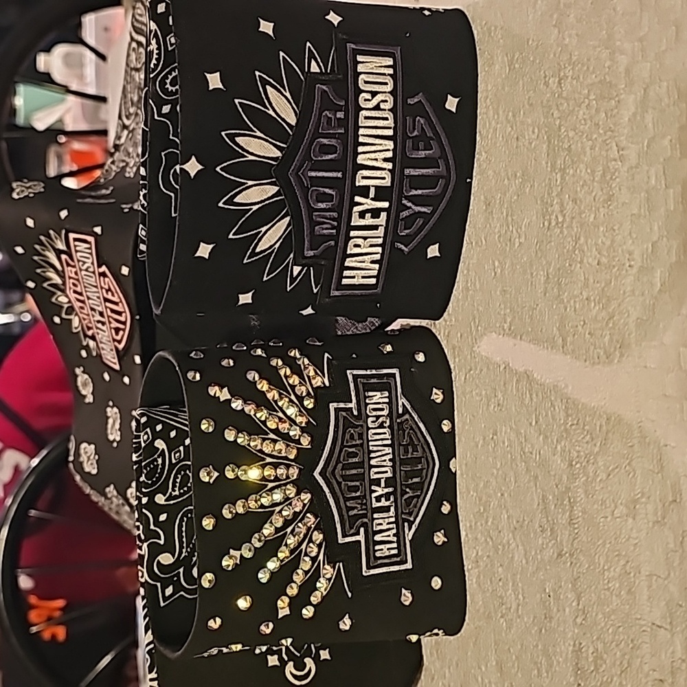 Harley Davidson Blinged Out Bandana